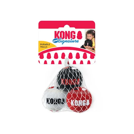 KONG Signature Sport Balls 3 st i nt., S, SKSB52E, 3st