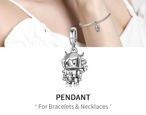 Title 2, Tribal Prince Beads S925 Silver Pendant Womens...
