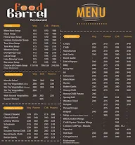 Food Barrel Restaurant menu 7