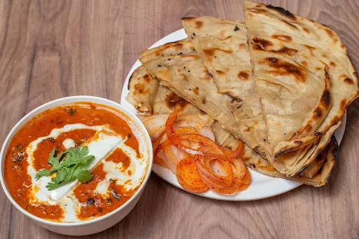 Butter Paneer Masala With 2 Butter Tandoori Roti