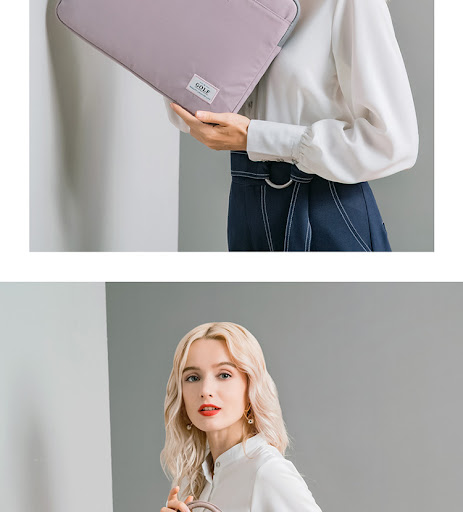 Title 2, Simple and thin notebook business handbag, perf...