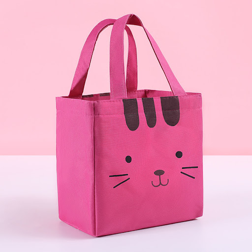 Title 3, Creative Cartoon Oxford Cloth Portable Insulate...