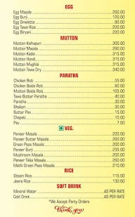 Tinkus Tandoorwala menu 2