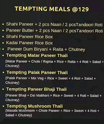 Ghar Se Dil Tak menu 