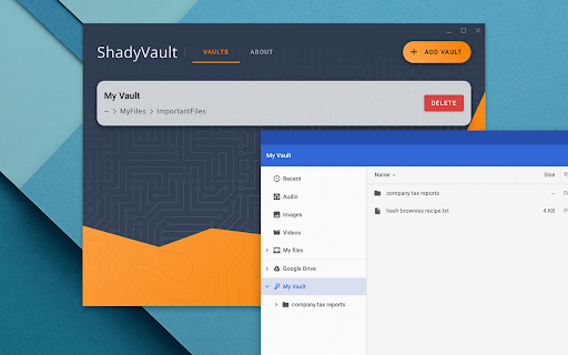 ShadyVault - Encrypted storage for Chrome OS