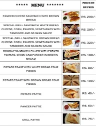 RK Sandwich Zone & Confectionary menu 2