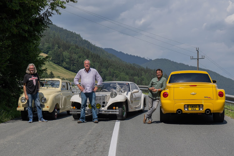 Motoring’s most famous trio get up to their usual hilarious antics in Central Europe. Picture: SUPPLIED