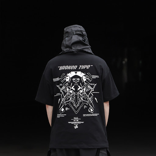 Title 6, Summer New Functional Print Round Neck Diagonal...