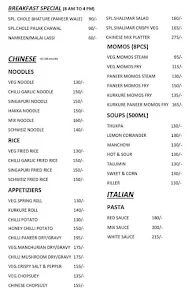 Shalimar Cafe By Amandeep Pure Veg menu 2