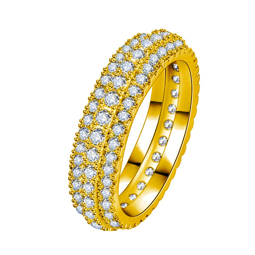 Title 8, High-end three-row drill full diamond micro inl...