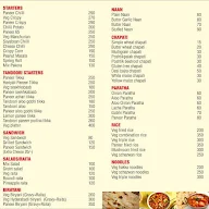 The Lactovegan menu 1