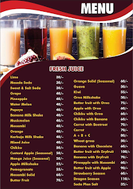 Shree Ganesh Fruits Juice menu 1