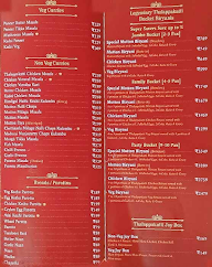 Dindigul Thalappakatti menu 2