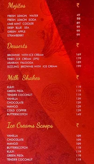 The Kollywood Kitchen menu 2