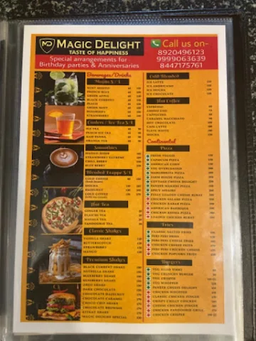 Magic Delight-Taste Of Happiness menu 