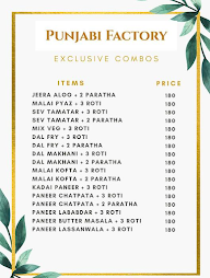 Punjabi Factory menu 2