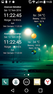 Transparent Weather Widget ( Şeffaf Hava Durumu ) - náhled