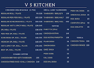 VS Kitchen menu 1