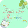 Fonts For Rainbow icon