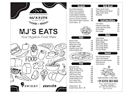 MJ's Eats menu 2