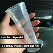 Ly Đong Định Lượng 100Ml Pha Chế Cà Phê Espresso Làm Bếp Nhựa Trong Suốt Abs Không Độc Hại Phân Chia Vạch