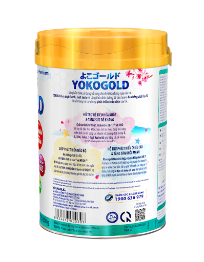 Sữa bột Vinamilk YOKOGOLD 2 - lon 850g (cho trẻ từ 1 - 2 tuổi)