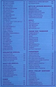 Hotel Saravana Bhavan menu 6