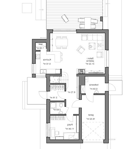 Domidea 50 d40 w4 - Rzut parteru