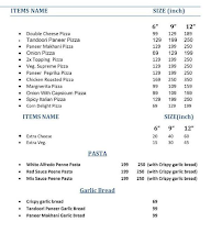 Dbs Pizza Point menu 1