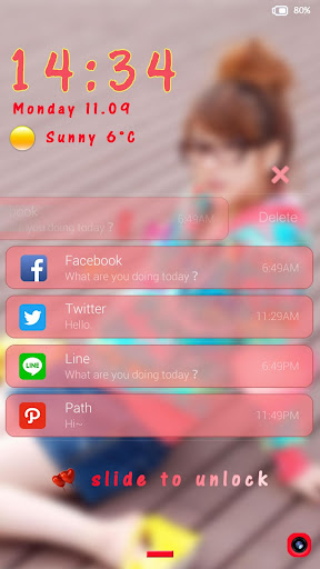 免費下載個人化APP|Lovely girl - iDO Lock screen app開箱文|APP開箱王