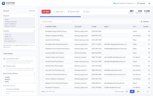 Lead Finder screenshot 3