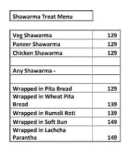 Shawarma Treat menu 2