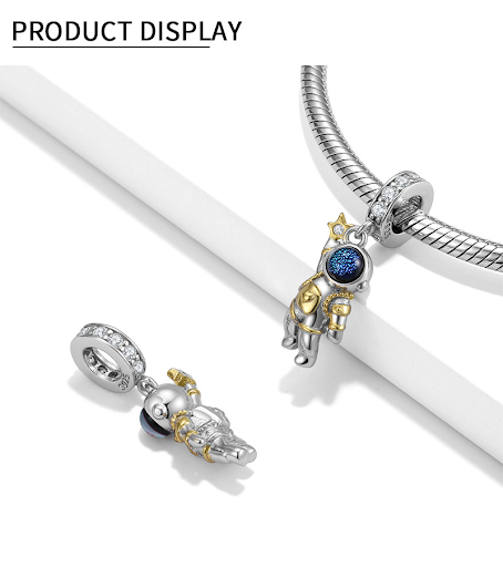 Title 5, Star Picker Astronaut S925 Sterling Silver Pend...