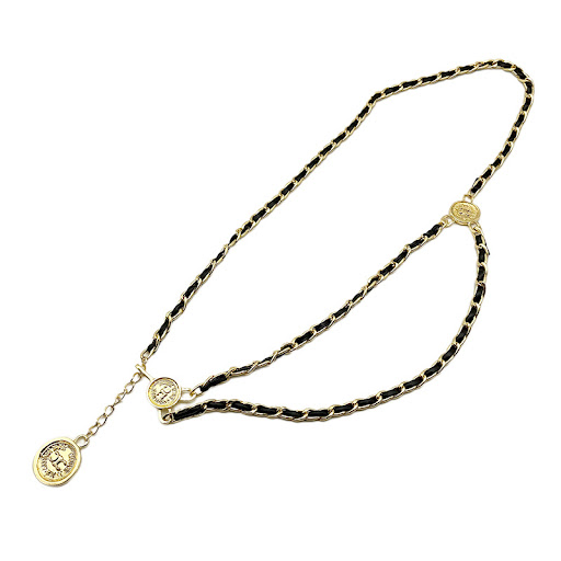 Title 3, Fashion Metal Stitching Tassel Waist Chain