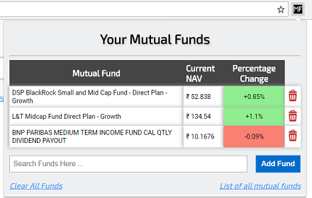 Mutual Funds Tracker small promo image