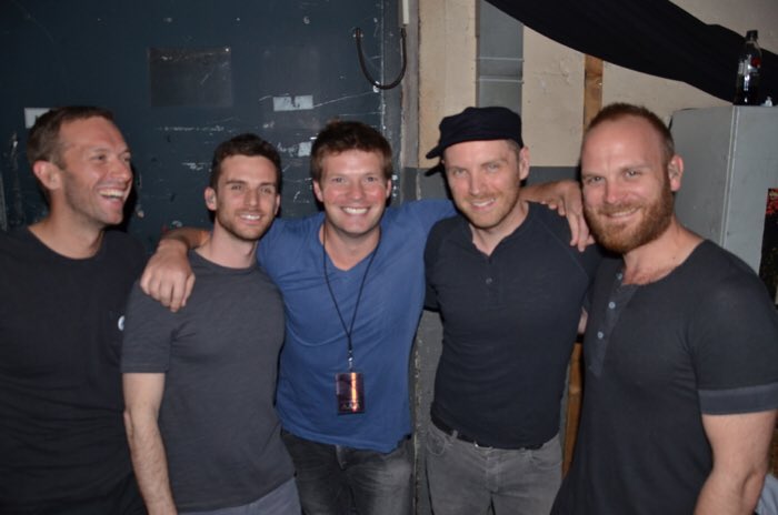 Coldplay Xtra - Will Champion & Jonny Buckland visiting