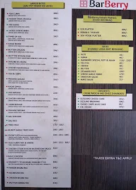 BarBerry menu 4