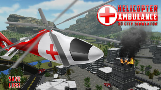 Helicopter Ambulance 3D City Simulator
