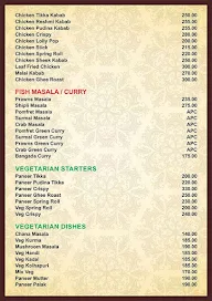 Sadichha Grand menu 1