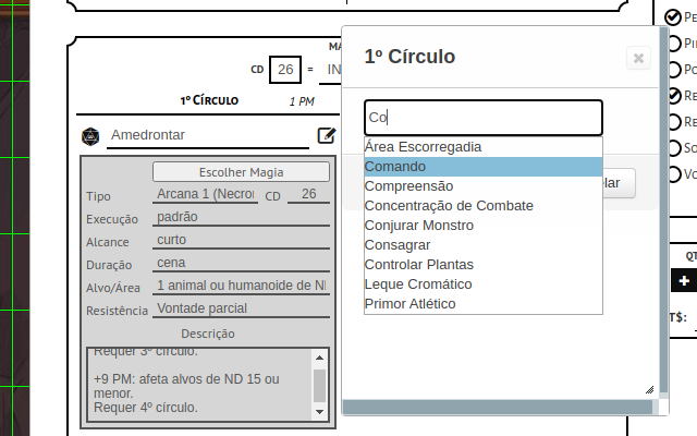 Roll20: Grimório do Tormenta20 Preview image 1