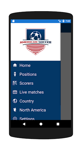 Screenshot American Soccer Live