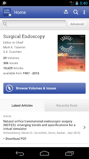 Surgical Endoscopy