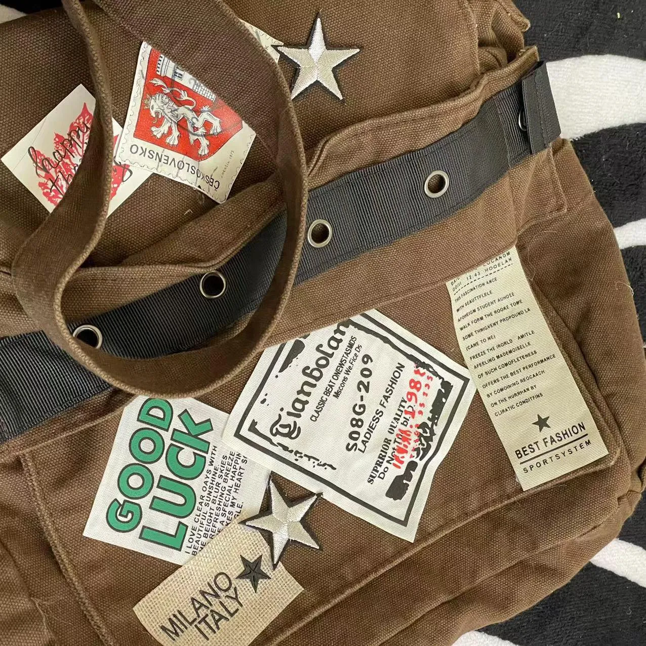 Title 4, Herfst Vintage American Patch Distressed XINGX ...