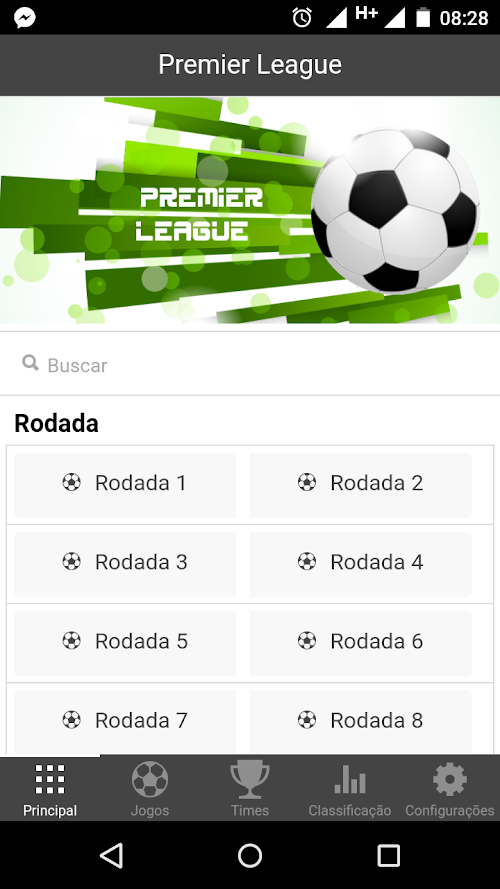 Android application Premier League 16-17 screenshort