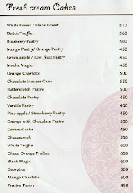 Best Bakers menu 1