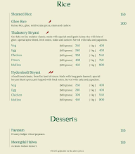 Papadum menu 8