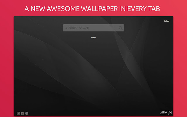 Dark Grey Wallpaper HD Custom New Tab