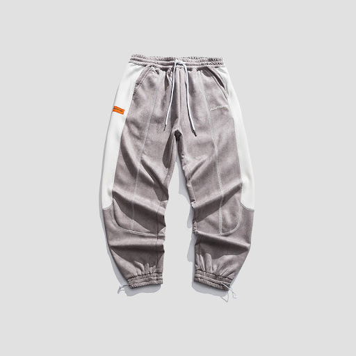 Title 5, Hong Kong Style Contrast Stitching Strappy Trac...