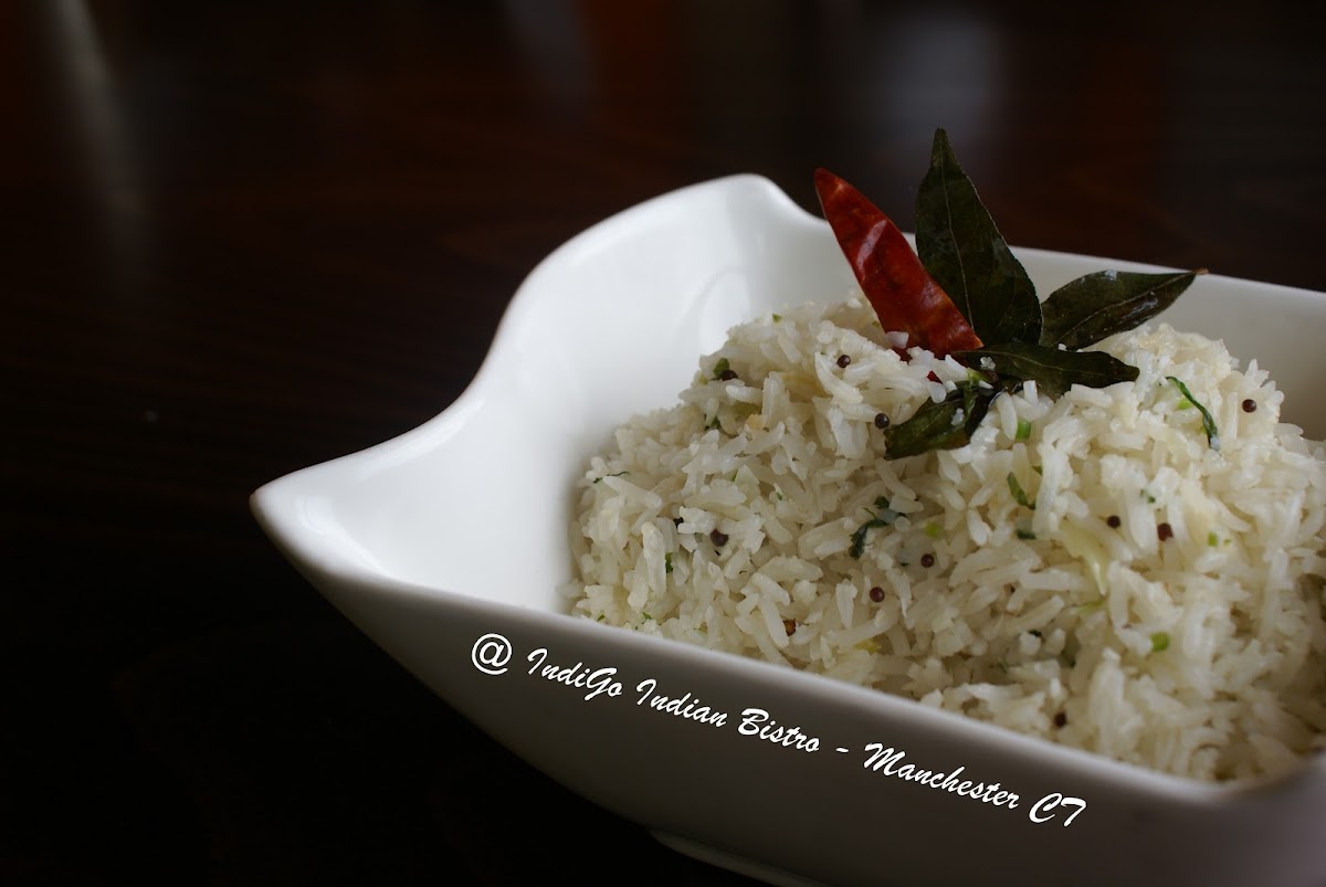 Coconut Rice (Gluten-Free, Dairy Free) @ IndiGo Indian Bistro - Manchester CT