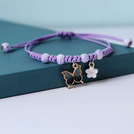 Title 8, Couple Versatile Butterfly Ceramic Bracelet Jew...